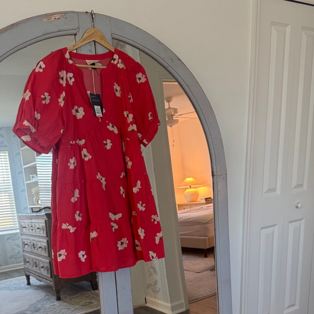 Universal Thread Red Floral Mini Dress